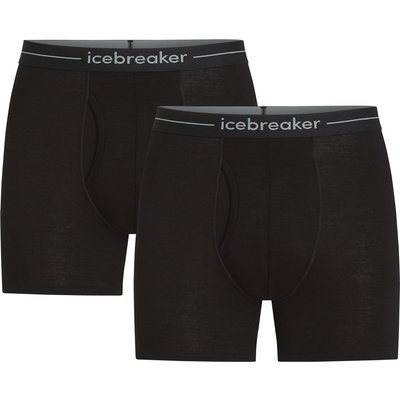 Icebreaker Herren Merino 150 Anatomica wFly 2er Pack Boxer