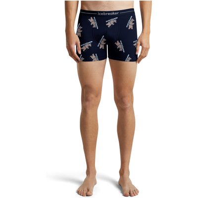Icebreaker Herren Merino 150 Anatomica Bear Tour AOP Boxer