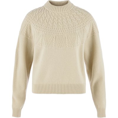 Fjällräven Damen Övik Solid Jacquard Knit Pullover