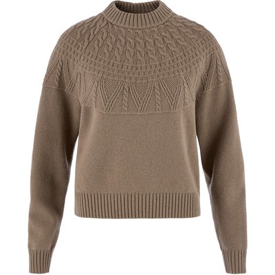 Fjällräven Damen Övik Solid Jacquard Knit Pullover