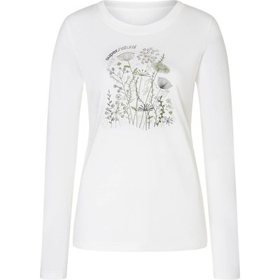 Super.Natural Damen Rock Flowers Bio C Longsleeve