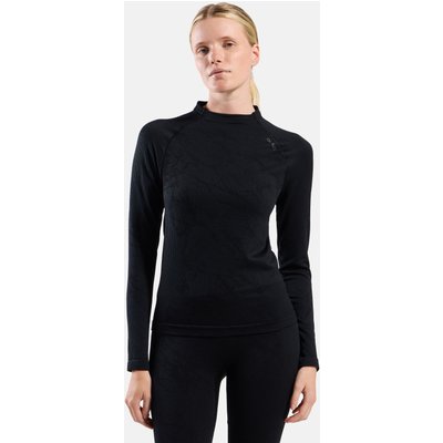 Odlo Damen Performance Warm Blackcomb Bl Crew Longsleeve