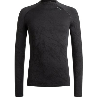Odlo Herren Performance Warm Blackcomb Bl Crew Longsleeve