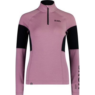 Mons Royale Damen Olympus Merino 1/4 Zip Longsleeve
