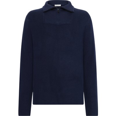 KnowledgeCotton Apparel Herren Merino Half Zip Pullover