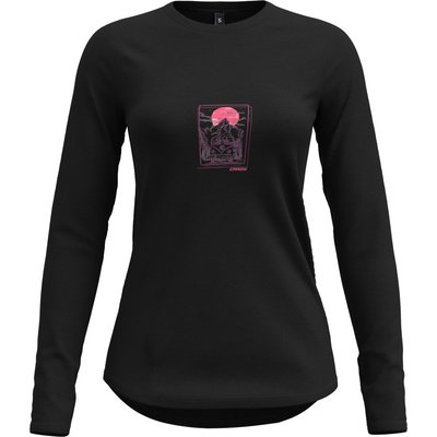 Crazy Damen Merino Logo Longsleeve