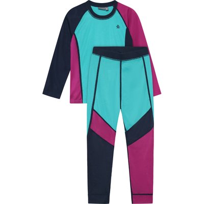 Color Kids Kinder Ski Colorblock Unterwäsche Set
