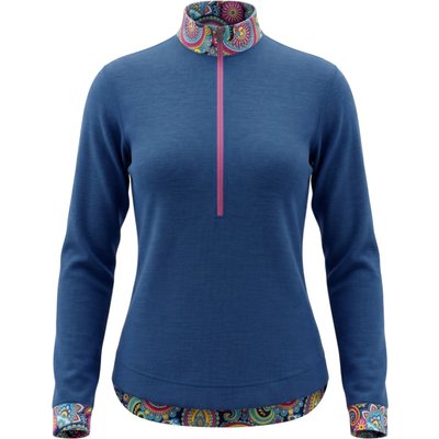 FreiSein Damen TwistedSkyBlue Longsleeve