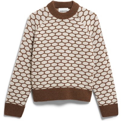 Armedangels Damen Wool Multi Dots Knit Pullover