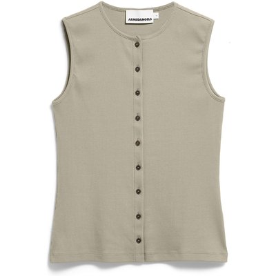 Armedangels Damen Rib Button Top