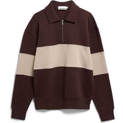 Armedangels Herren Striped Troyer Pullover