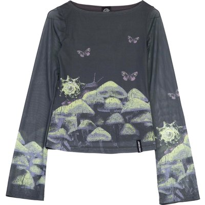 Santa Cruz Damen Strip Boat Neck Longsleeve