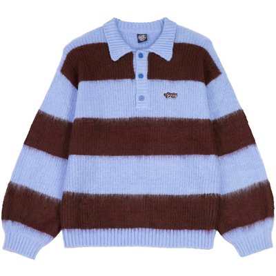 Santa Cruz Damen Groovy Stack Knit Polo Pullover
