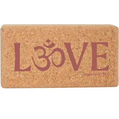 Yoga Searcher Damen Love Block Natural Cork Yoga Block