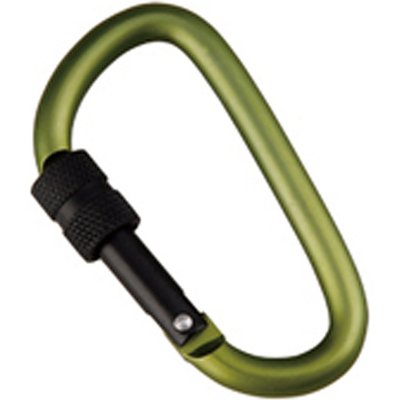 Munkees D-Shape Carabiner w. Screw Lock