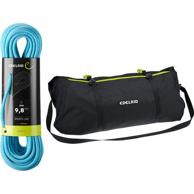 Edelrid Boa 9.8 Kletterseil mit Seilsack