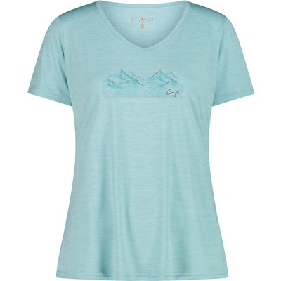 CMP Damen Melange Print T-Shirt