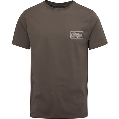 moon Herren Printed Badge T-Shirt