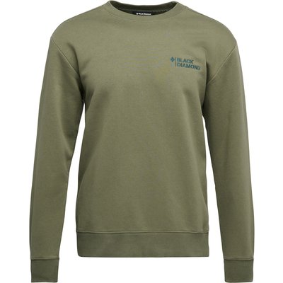 Black Diamond Herren Mini Stacked Crewneck Pullover