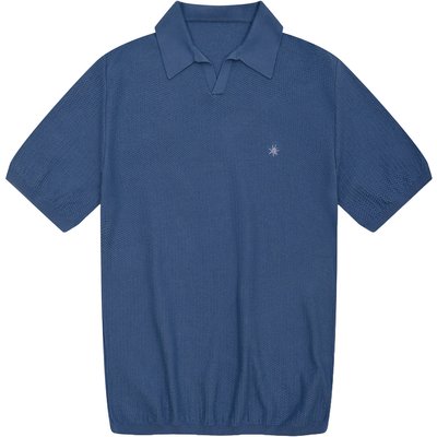 Bavarian Caps Herren Edelweiß Strick Polo T-Shirt