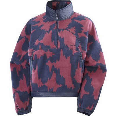 Salomon Damen Chroma Fleece Crop Pullover