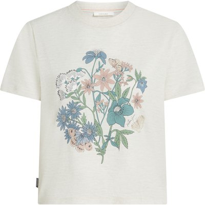 Icebreaker Damen 150 Tech Lite Crop NZ Flora T-Shirt