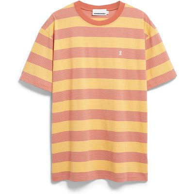 Armedangels Herren Maarkos Multi Stripes T-Shirt