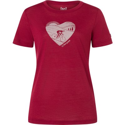 Super.Natural Damen Bergzeit Bike Heart T-Shirt