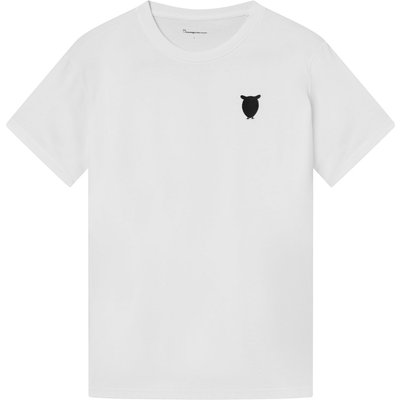 KnowledgeCotton Apparel Herren Chest Embroidery T-Shirt