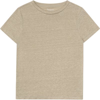 KnowledgeCotton Apparel Damen Regular Linen T-Shirt