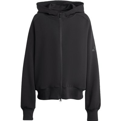 adidas Damen Soft Lux Zip Hoodie Jacke