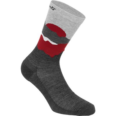 LaMunt Damen Martha Illustration Socken