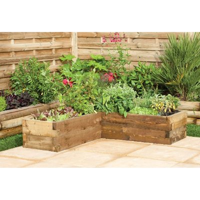 Forest Caledonian Corner Raised Bed 4