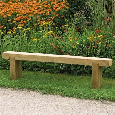 Forest Sleeper Wooden Garden Bench 6