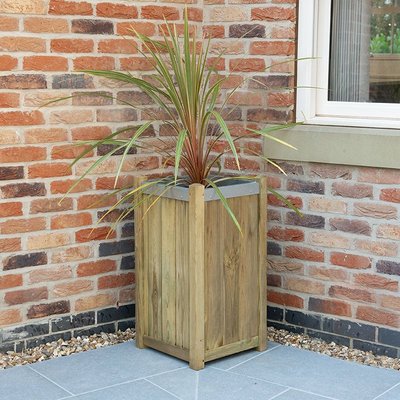 Forest Slender Small Wooden Garden Planter 1