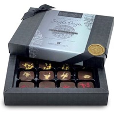 Superior Selection, Single Origin, Dark Chocolate Fruit Ganaches Gift Box - Personalised 12 Box