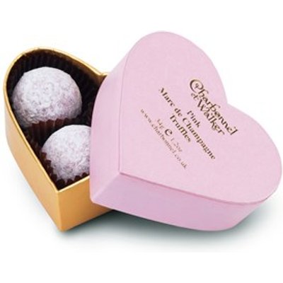 Charbonnel et Walker, Pink heart, Marc de Champagne truffles