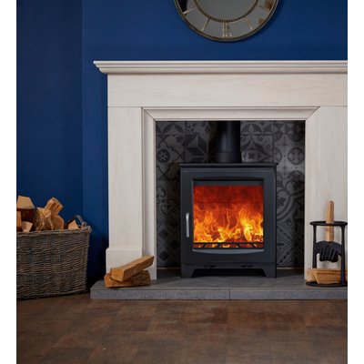 Special Offer - Woodford Didsbury 5 Wide Wood Burning Stove / Multifuel Ecodesign Stove