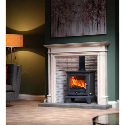 Gallery Classic Widescreen Oxford Grey Wood Burning / Multifuel - Ecodesign Stove