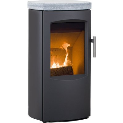 Heta Scanline 7B 4.5kW Wood Burning / Multifuel Stove with Soapstone Top