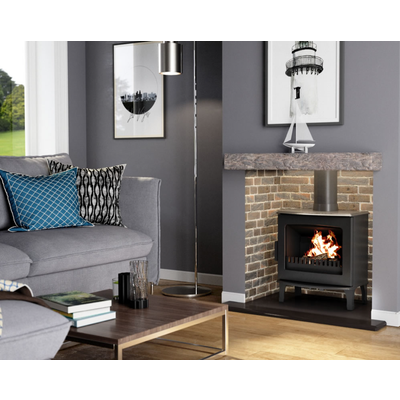 Carron 5Kw Matt Black Wood Burning Ecodesign Stove