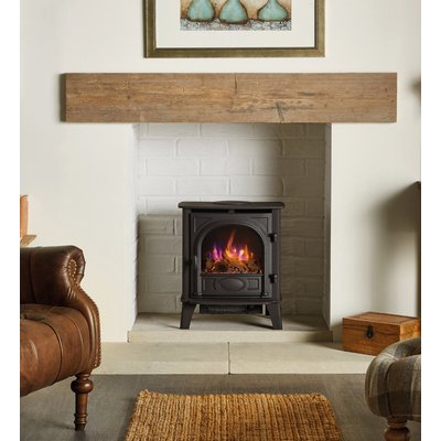 Gazco Stockton 5 Electric Stove Matt Black Finish