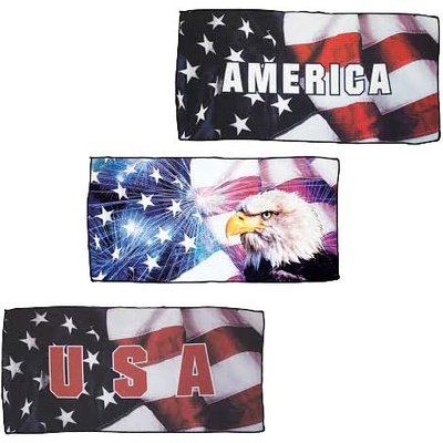 Devant USA flag golf towel