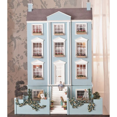 Unpainted The Classical Georgian Ready to Assemble 12th Scale Dolls House Kit