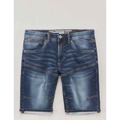 Jeans-Bermuda aus Jogg-Denim