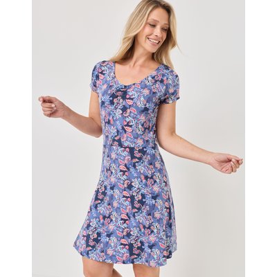 Bequemes Jersey-Kleid mit Muster