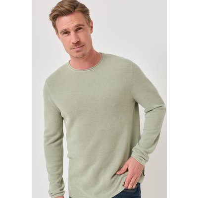 Basic-Pullover mit Struktur-Muster