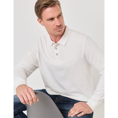 Kombistarkes Poloshirt m. Struktur
