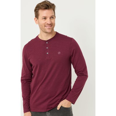 Henley Shirt aus Flammgarn