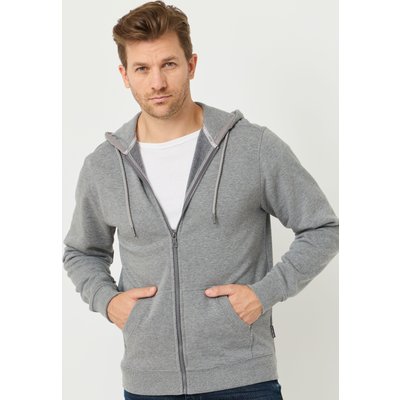 Basic Sweatjacke mit Kapuze